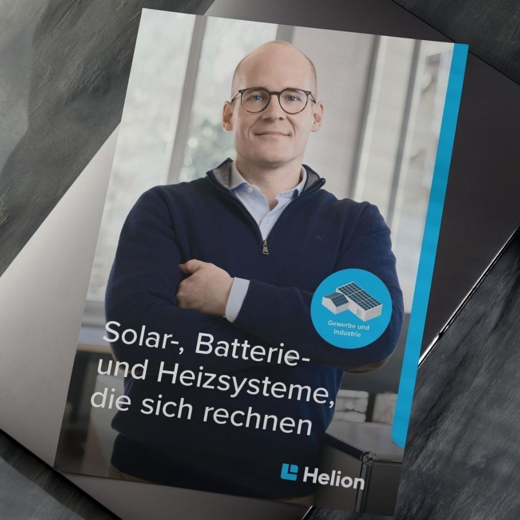 Die Helion Unternehmensbroschüre für Gewerbe & Industrie